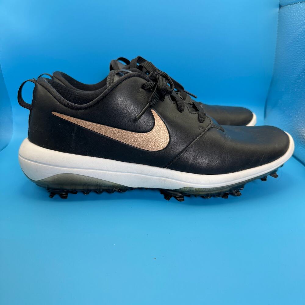Nike Golf Shoes Soft Spike Lace Up Black White Women’s Size 9.5 AR5582-001 - Picture 6 of 11